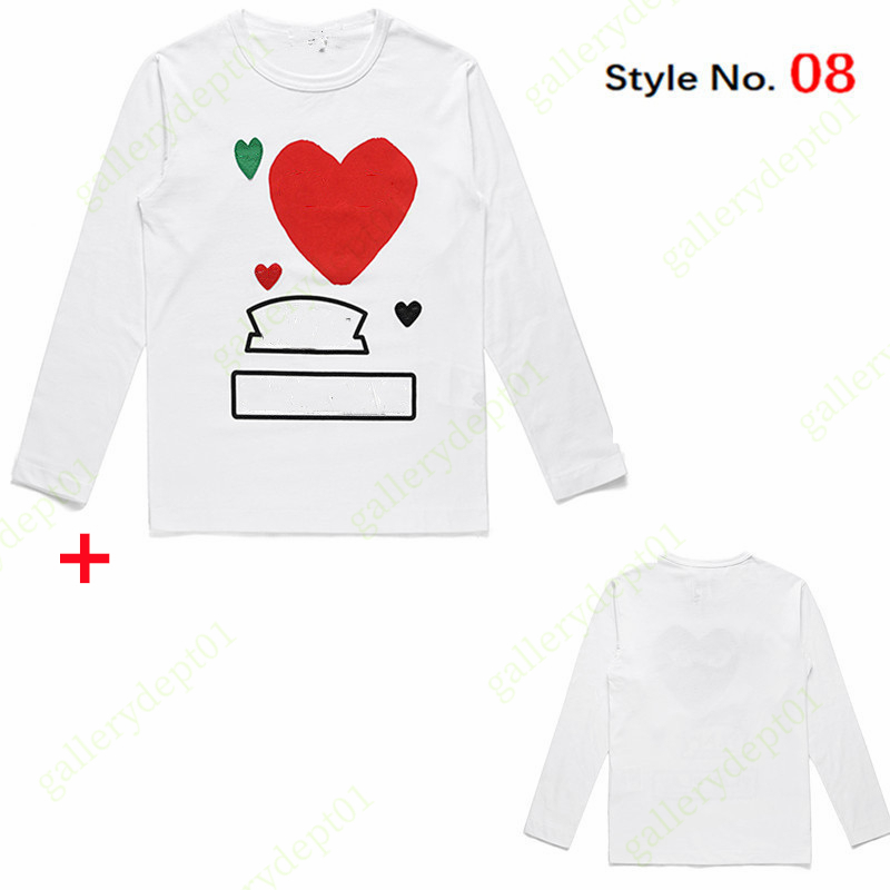 

designer long sleeve men and women sweatshirts heart behind the letter on the chest tech fleeces high street sweaters hoody hip hop Loose half oversized autumn Shirt, Make up the difference