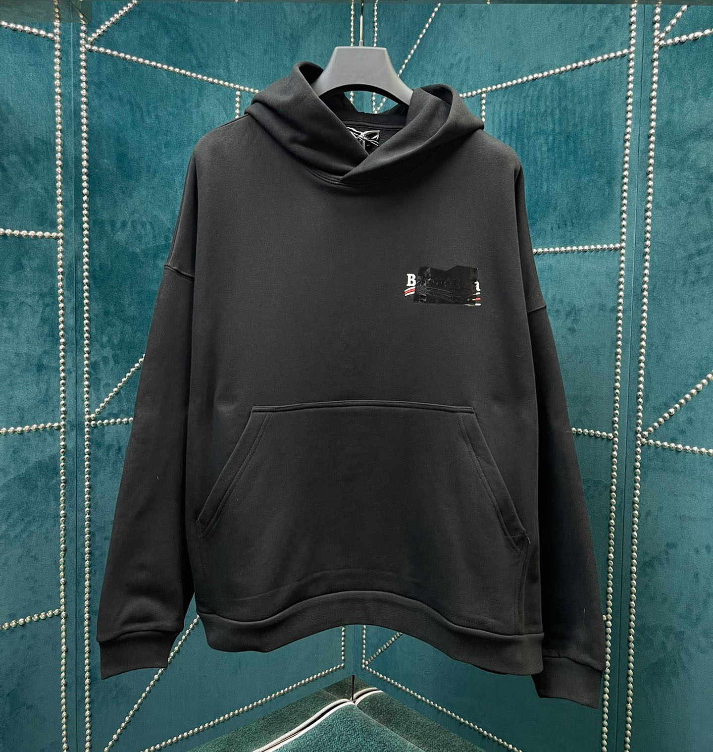 

Men's Plus Size Hoodies & Sweatshirts in autumn / winter 2022acquard knitting machine e Custom jnlarged detail crew neck cotton 6w5t45v6, Black