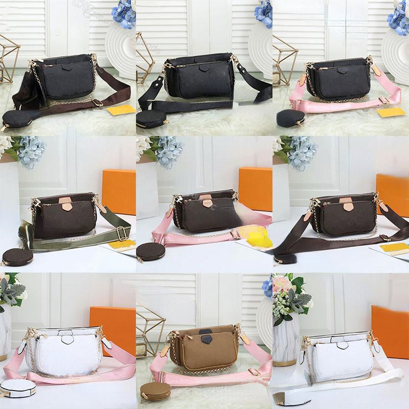 

Crossbody Multi Pochette Acceoires Bags Wallet Shoulder 3 Piece Set Cro Body Meenger Handbag Women Flower 3pcs Designer Black Pink Crobody Purse Bag, 7.