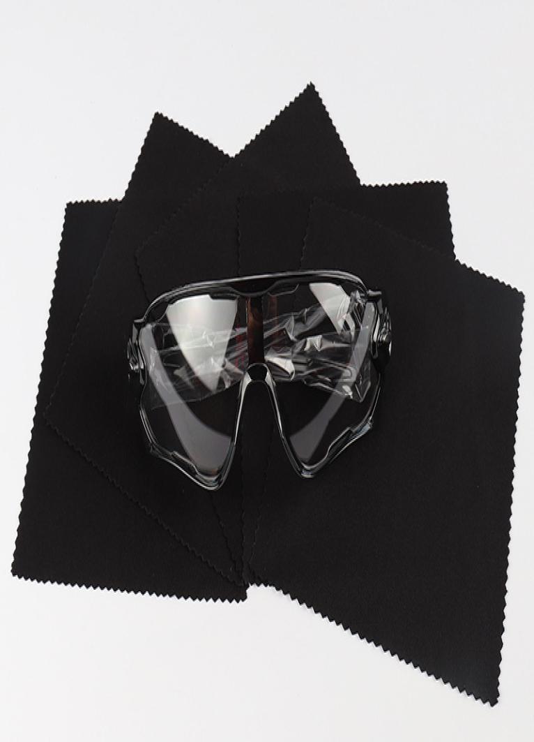 

13x13cm Black Microfiber Sunglasses Cloth Reading Glasses Cleaning Cloth fo
