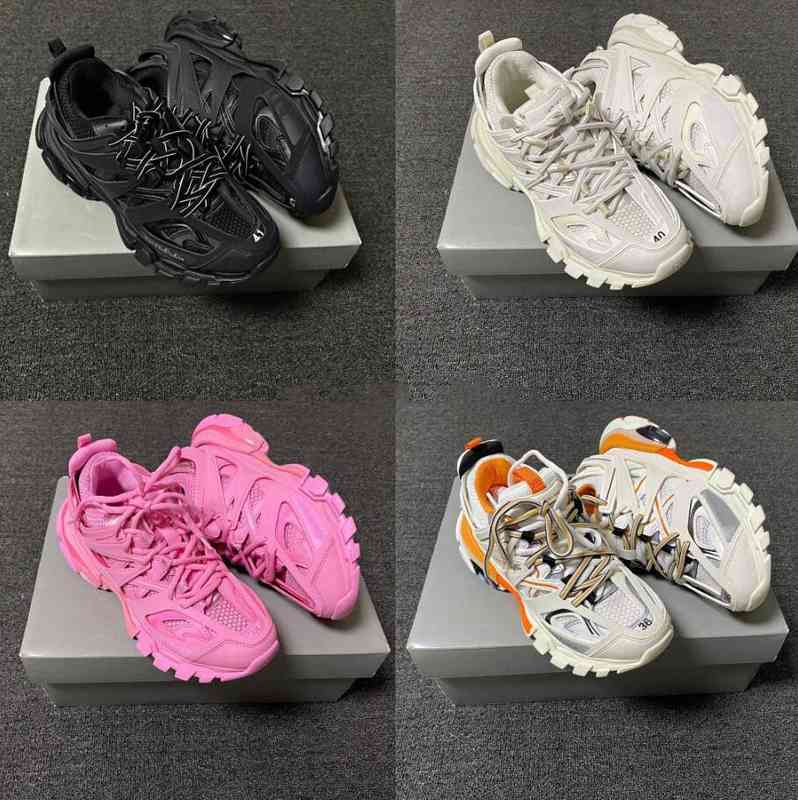 Chaussures décontractées 2022 B famille coureurs chaussures hommes femmes Paris jaune rose noir sport chaussures décontractées baskets taille 36-