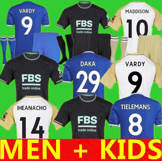

22 23 Leicester Soccer Jerseys City VARDY IHEANACHO 2022 2023TIELEMANS MADDISON Football Shirt AYOZE SOYUNCU BARNES NDIDI men Jersey kids kit