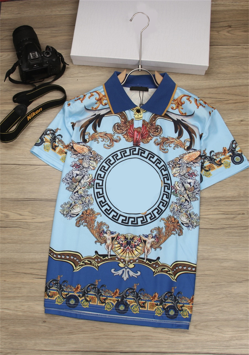 

Mens Polo Shirt Designer Man Fashion Horse T Shirts Casual Men Golf Summer Polos Shirt Embroidery High Street Trend Top Tee tl05