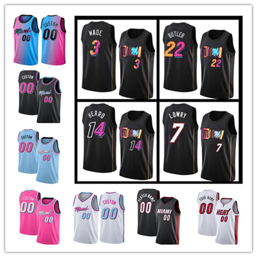 

Basketball Jersey Miamis Heats 7 13 55 Jimmy Butler Dwayne Dwyane Wade Tyler Herro 2021 2022 New 22 3 14 Kyle Lowry Bam Adebayo Duncan Robinson Black, Men jersey