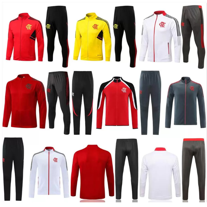 

Top 21 22 23 Flamengo Soccer Jerseys Sets Tracksuits 2022/2023 Flamenco Sportswear Jersey Training uniform shirt tracksuit pants long sleeve, Orange