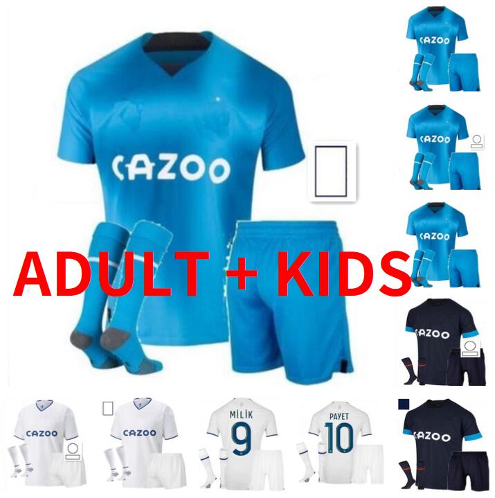 

22 23 MILIK PAYET ALEXIS soccer jerseys 2022 2023 MarseilleS maillot de foot under football shirts men kids kit GUENDOUZI GERSON KONRAD CLAUSS CUISANCE NUNO UNDER