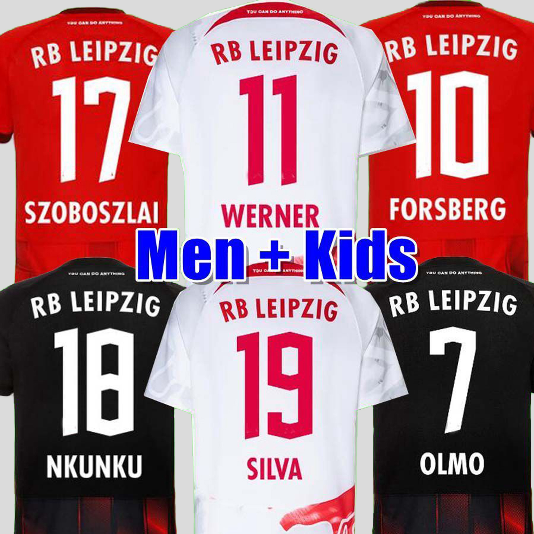 

22 23 RBL Leipziges SILVA Soccer Jerseys 2022 OLMO POULSEN FORSBERG HEE CHAN SABITZER UPAMECANO SZOBOSZLAI KLUIVERT football shirt men kids uniforms, 22 23 home adult bundesliga