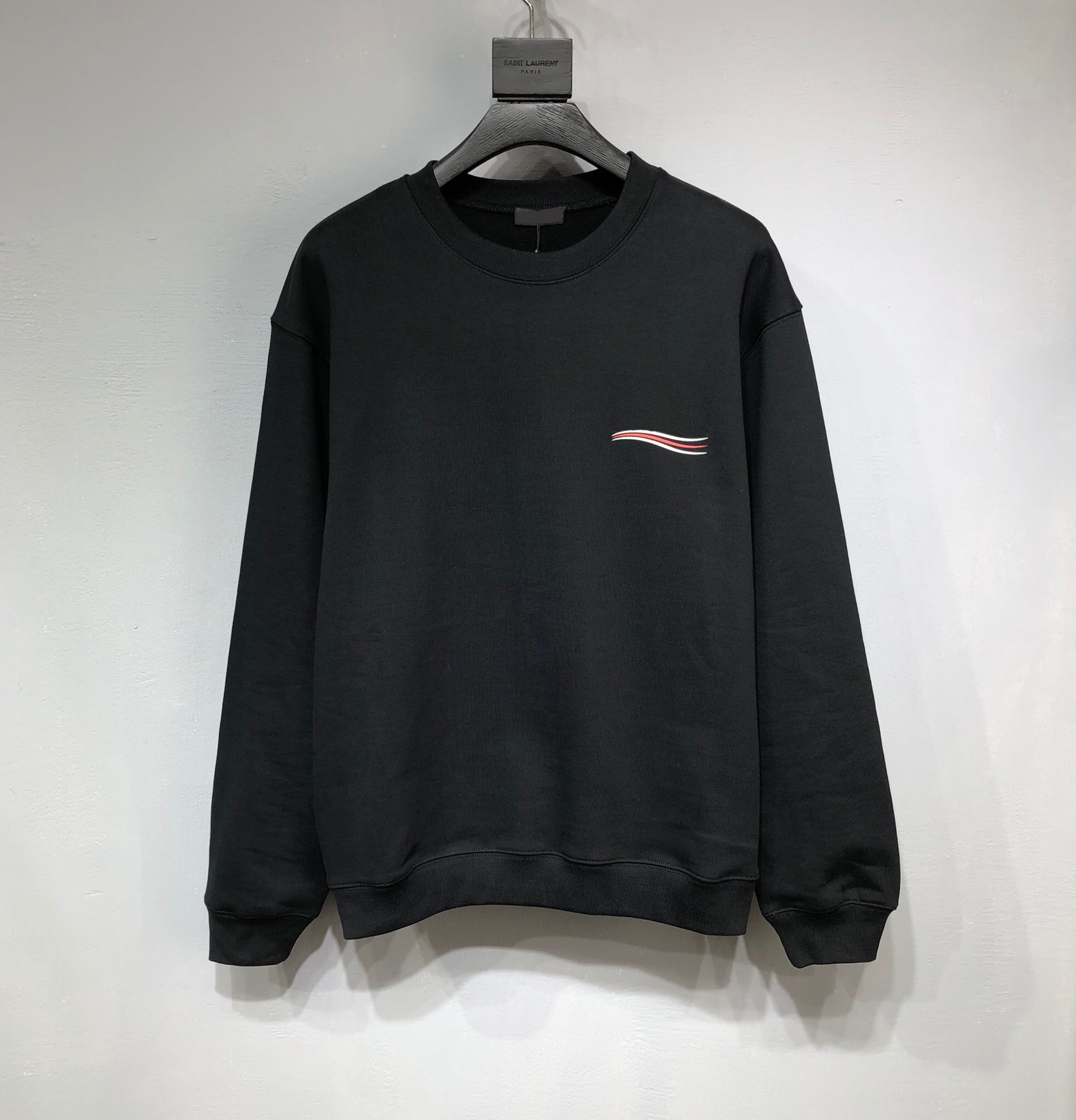 

Men's Plus Size Hoodies & Sweatshirts in autumn / winter 2022acquard knitting machine e Custom jnlarged detail crew neck cotton 6w33, Black