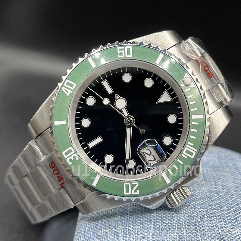 

mens automatic mechanical ceramics watches 40mm Gliding clasp Swimming wristwatches sapphire luminous watch dropshipping montre de luxe, Tool