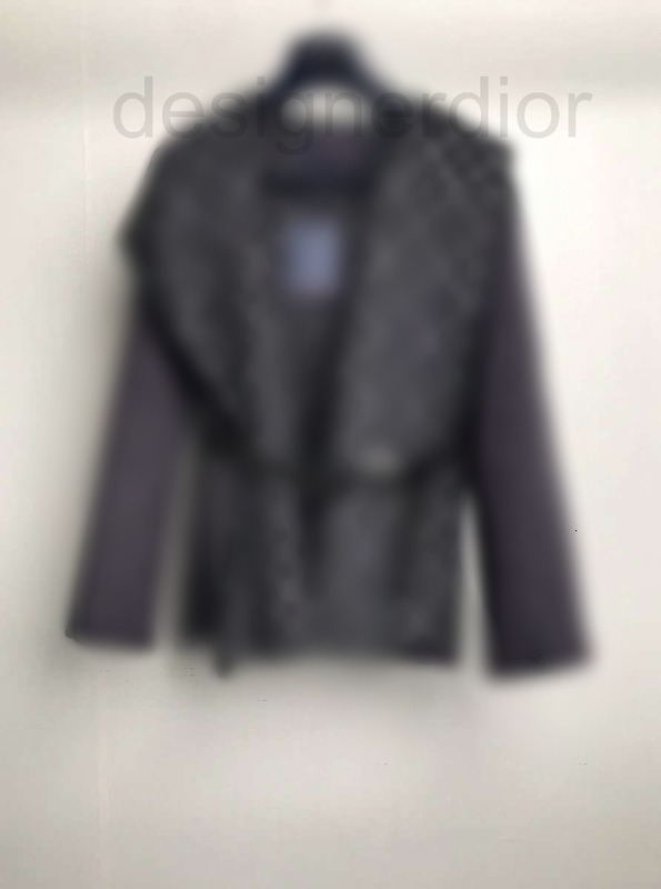 

Women' Jackets designer L family classic large lapel cashmere coat, 2# packing bag