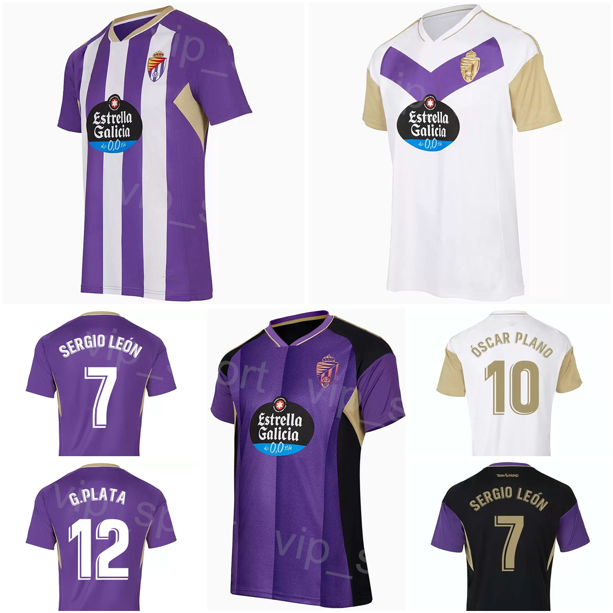 

2022-23 Club Real Valladolid Soccer Jerseys AGUADO SERGIO LEON ASENJO PEREZ JOAQUIN PEREZ ESCUDERO MONCHU EL YAMIQ SANCHEZ OLAZA ROQUE MESA FC Football Shirt Kits, Purple
