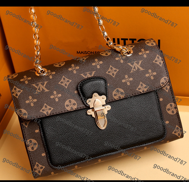 

Shoulder Bags 2022 Luxurys Designer Women classic black handbag Leather chain shopping bags Crossbody handbags louiseity LVs Viutonity, Customize