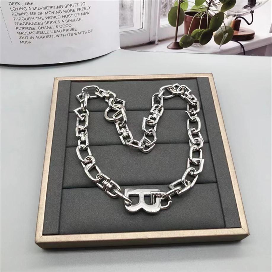 

Fashion Chains Necklaces Gold Necklace Luxury Designer Link Necklaces Silver BB Collier Classic Womens Mens Luxurys Designer Jewelry 222384