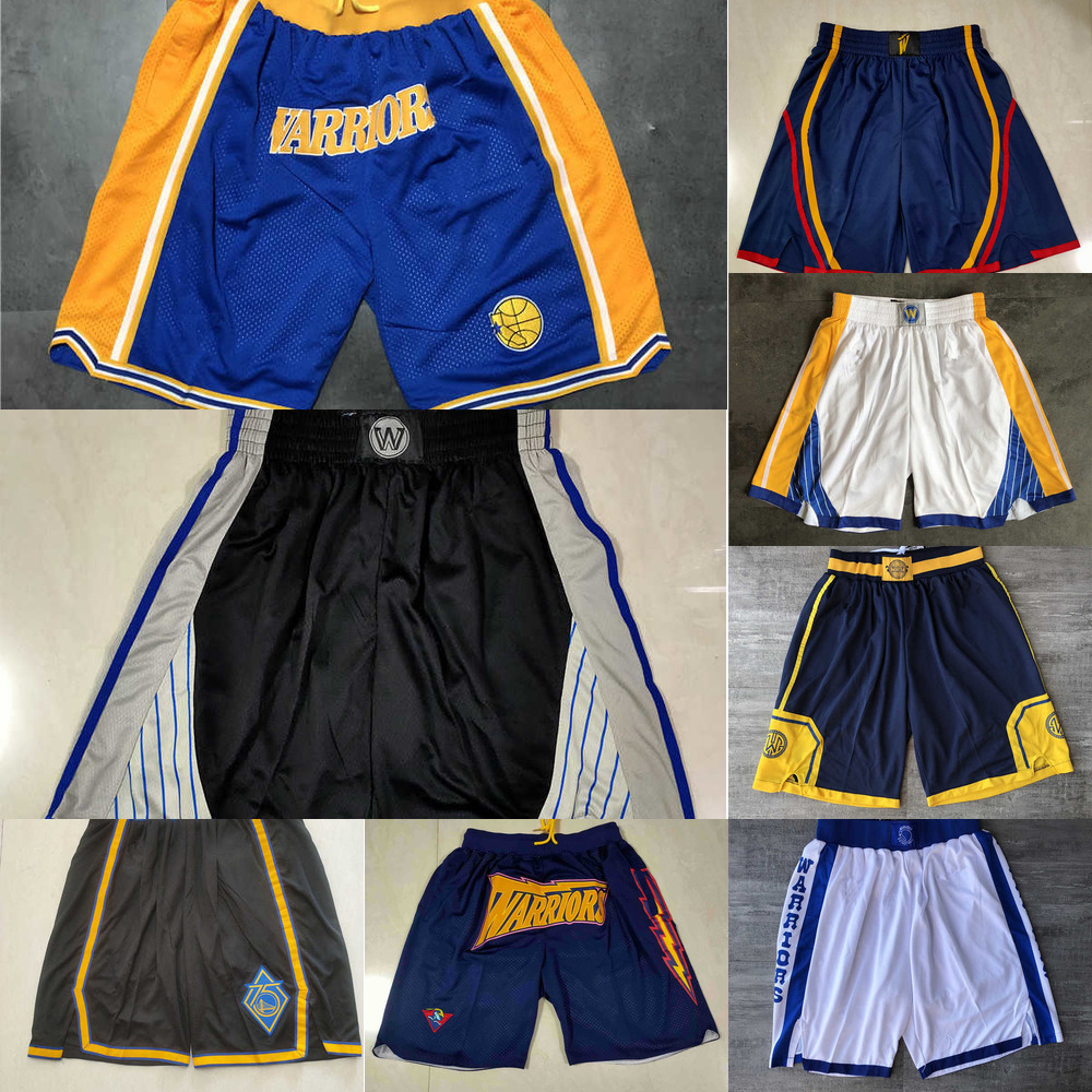 

Golden State''Warriors''men Throwback Basketball Shorts pocket, Color
