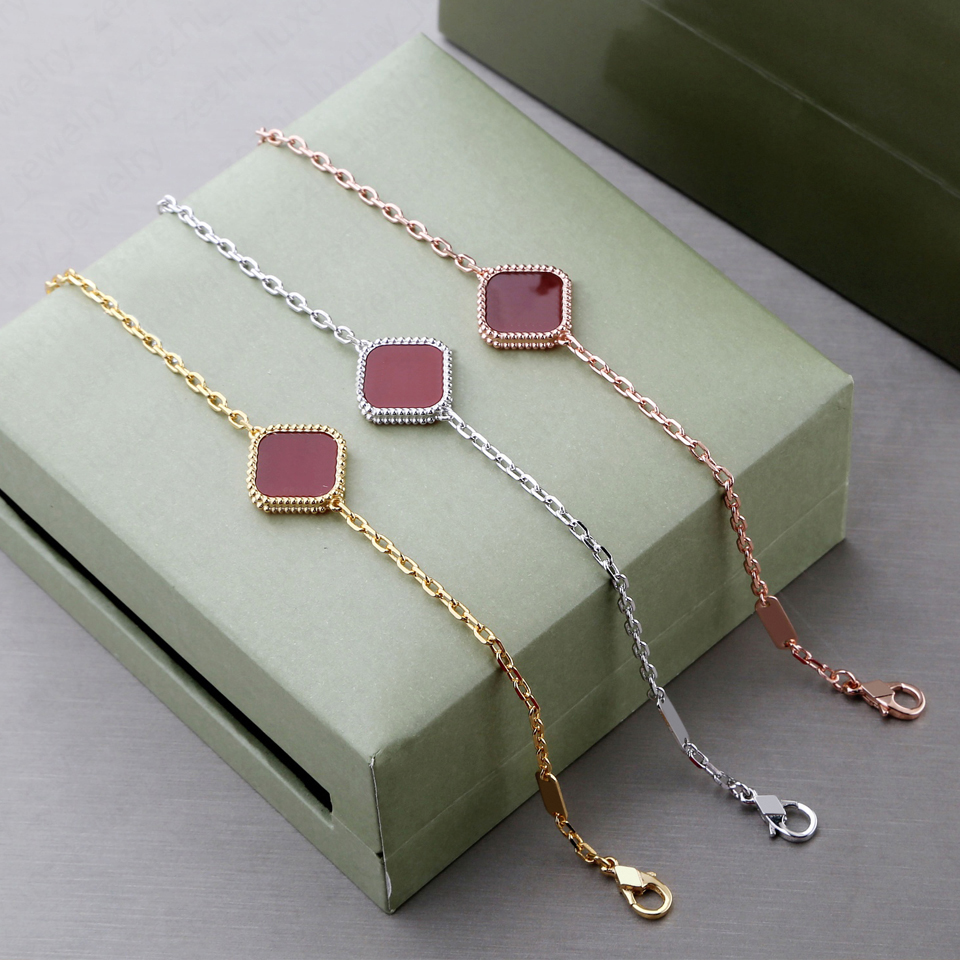 Clover Bracelet Clover Bracelets Gold Chain Bangle For Woman Designer Braclets Armband Tennis Bangles Chains Braclet Pulsera Bracciale Bracciali