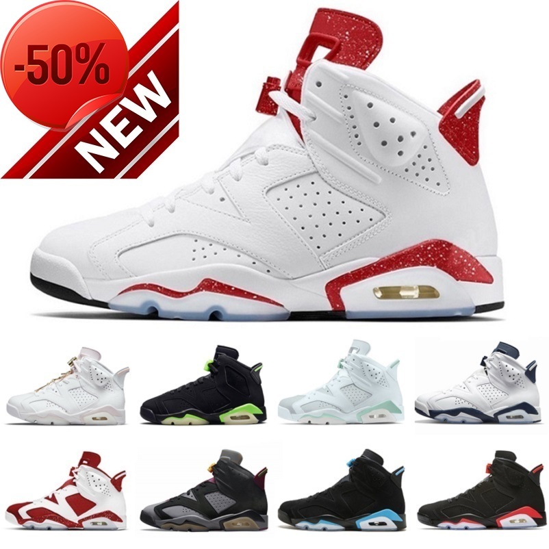 

Running Shoes Jumpman 6 6s mens basketball shoes Red Oreo UNC Mint Foam Carmine Electric Green Gold Hoops Bordeaux Black Infrared Floral Midnight Navy men WJU5 GA29, Color#9