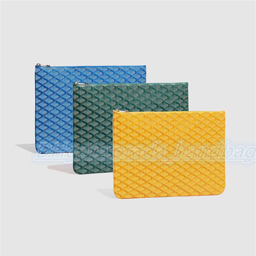 

Luxurys Briefcases SENAT MGM POCKET Cross Body tote hangbag cards coins mens Designers bag Wallets Clutch MM GM leather womens gift Sho267u, Green