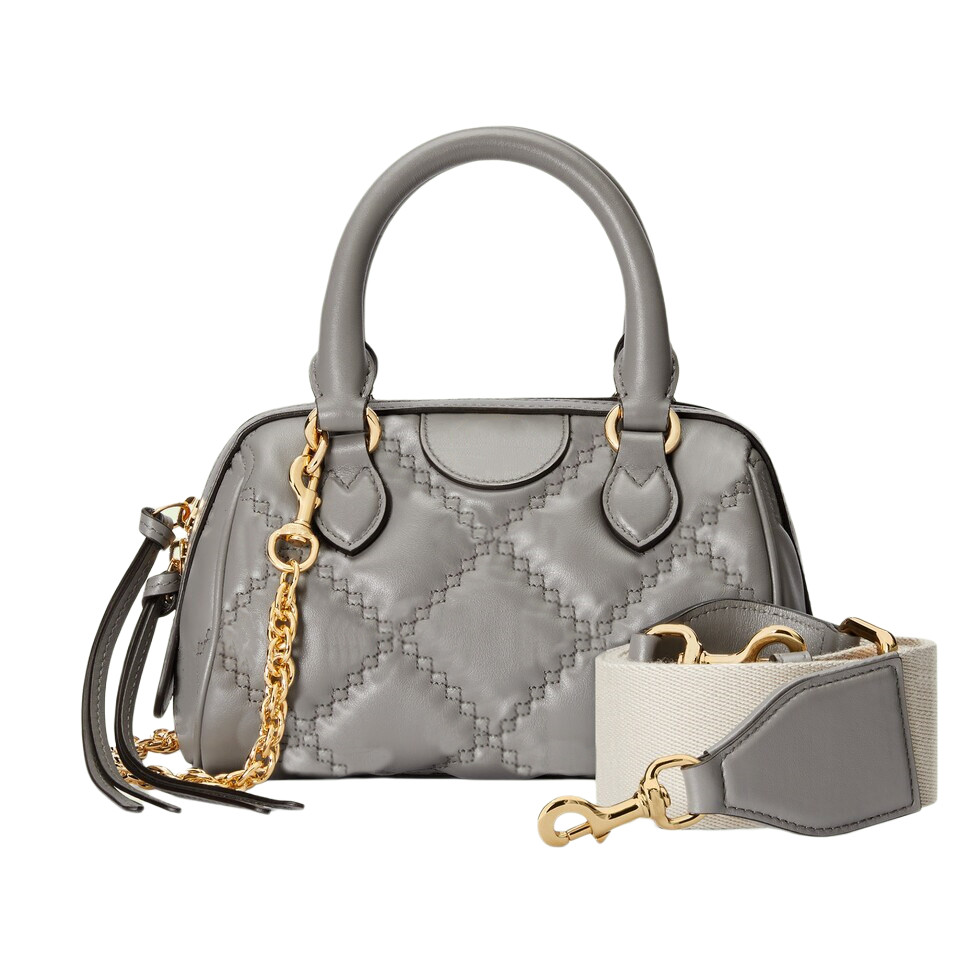

Designer Handbag Travel Shoulder Bag Crossbody Bags Women Pillow Totes Leather On Stitch Embroidery Letter Pattern Design Zipper Open Handbags Purse, Grey