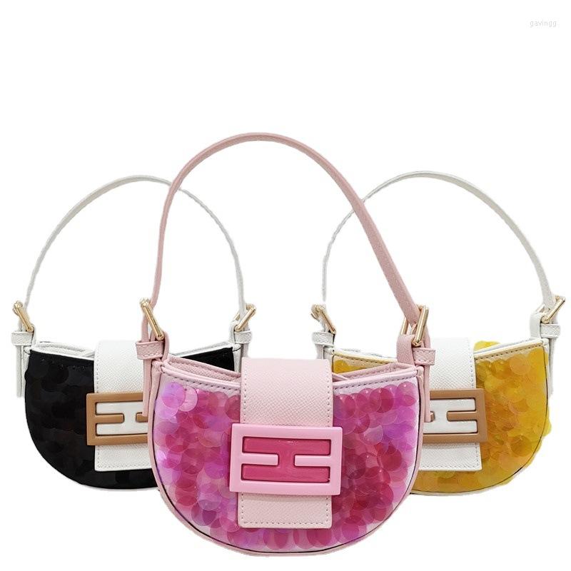 

Evening Bags Women's Shoulder Net Red Pink Sequin Retro Underarm Designer Luxury Bag High Quality European American Flip Handbags, Black