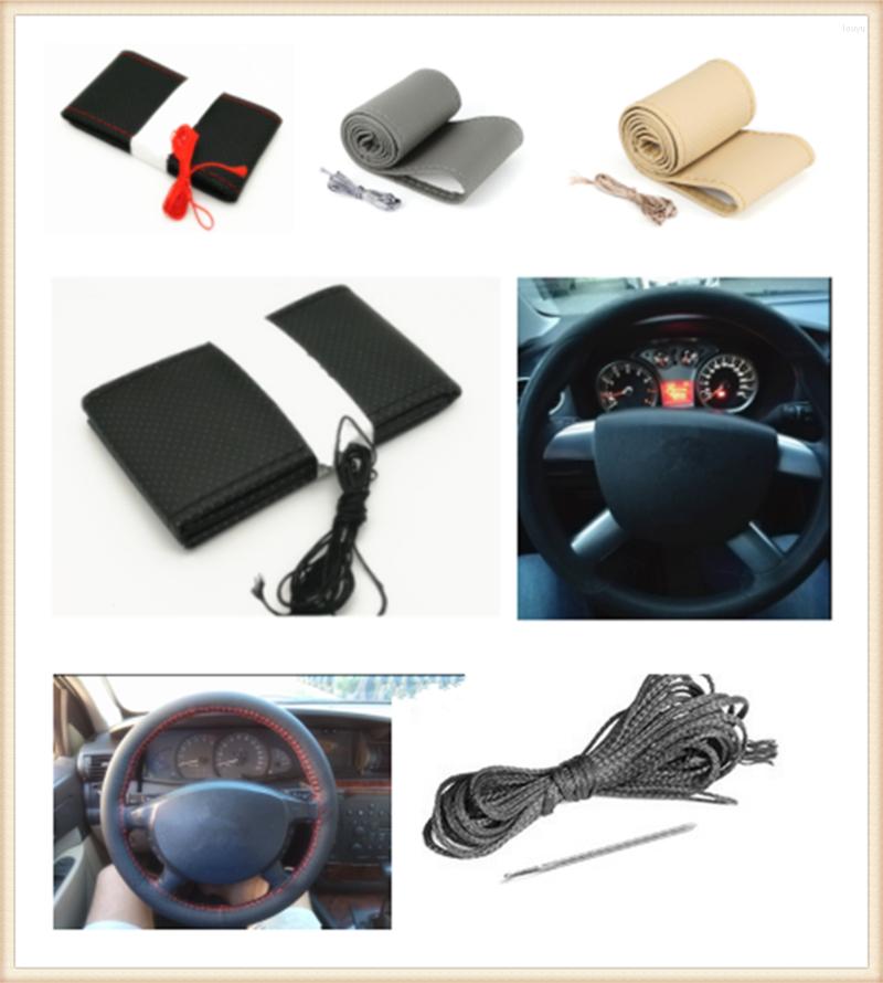Couvoirs de volant Auto Pièces en cuir à fibre douce Couverture tressée pour Infiniti Ex35 G35 EX Q45 M45 M35X M35 FX45 Kuraza