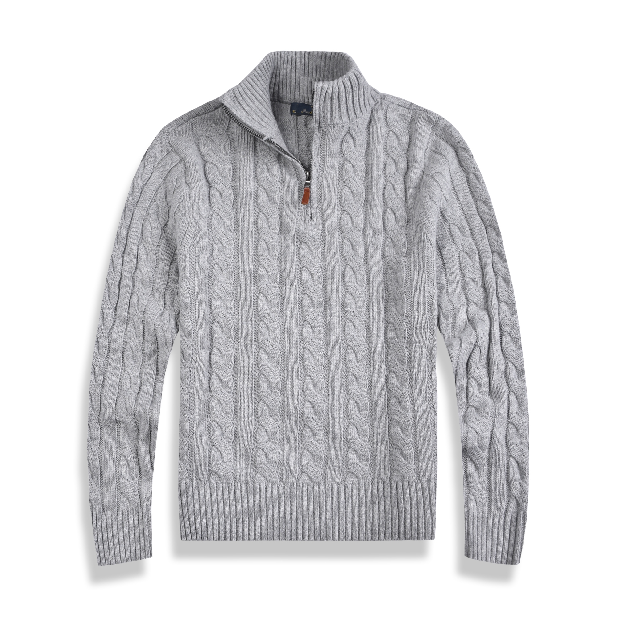 Colis en gros courrier 2101 pièces de nouveaux polos en automne et en hiver Europe et Amérique hommes à manches longues coton décontracté grand p