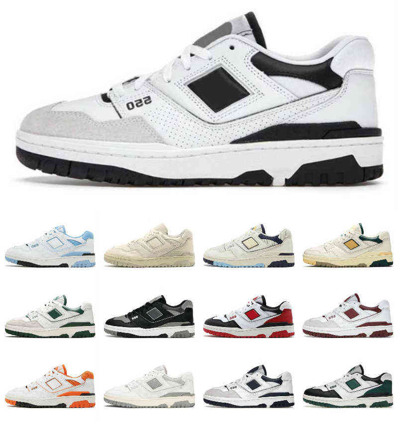 

Slippers 2022 Fashion Women Mens B550 Casual Shoes 550 Aime Leon Dore Green Yellow Rich Paul White Grey Red Sea Salt Black Syracuse Burgundy University Blue Designer, Box