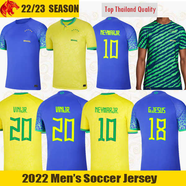

2022 World Cup 22 23 soccer jersey Camiseta de futbol BRUNO G. BRAZILS RAPHINHA COUTINHO football shirt JESUS VINI JR. PELE CASEMIRO 2023 brasil national team, 2223 home