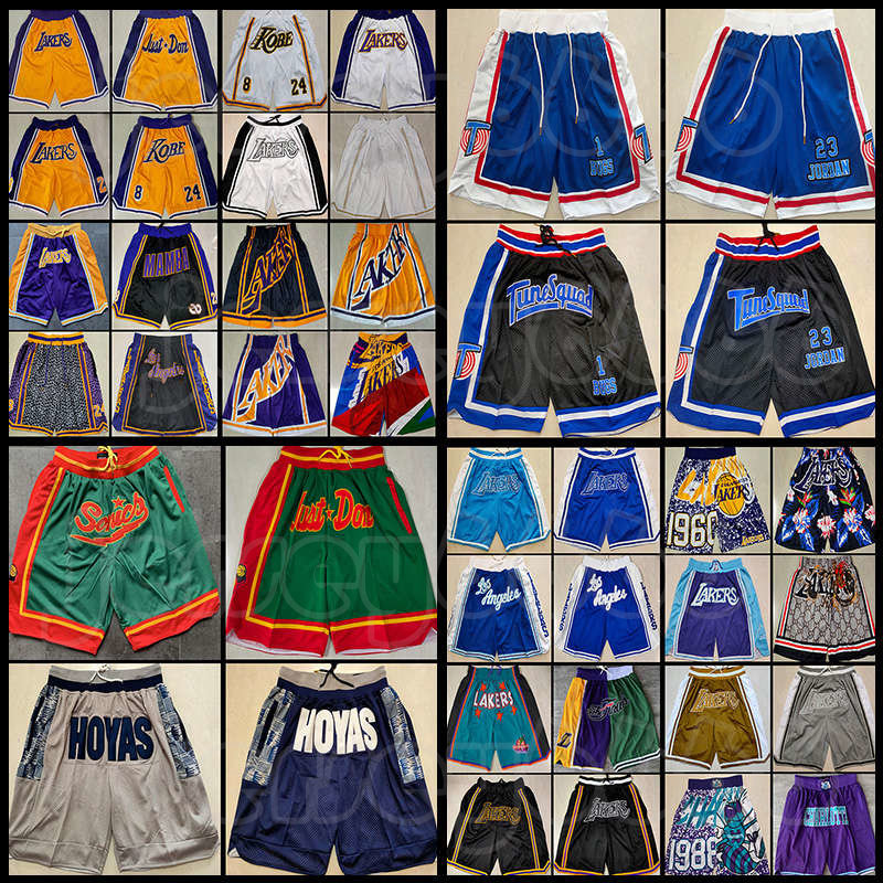 

Men Mesh Team Throwback Just Don Stitched Face NCAA 1 23 Wolverines Black Blue Basketball Shorts pockets Mitchell Ness 8 24 Black Mamba Western Eastern Hip Pop, Just shorts