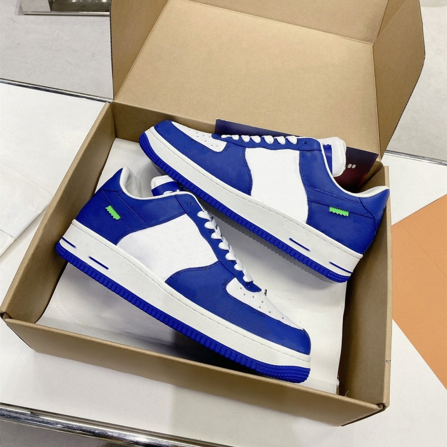 

Casual Shoes 2022 Designer Sneaker Virgil Casual Shoes 1s 1 Calfskin Leather Abloh White Green Red Blue Letter Overlays Platform Low ToBYAC#