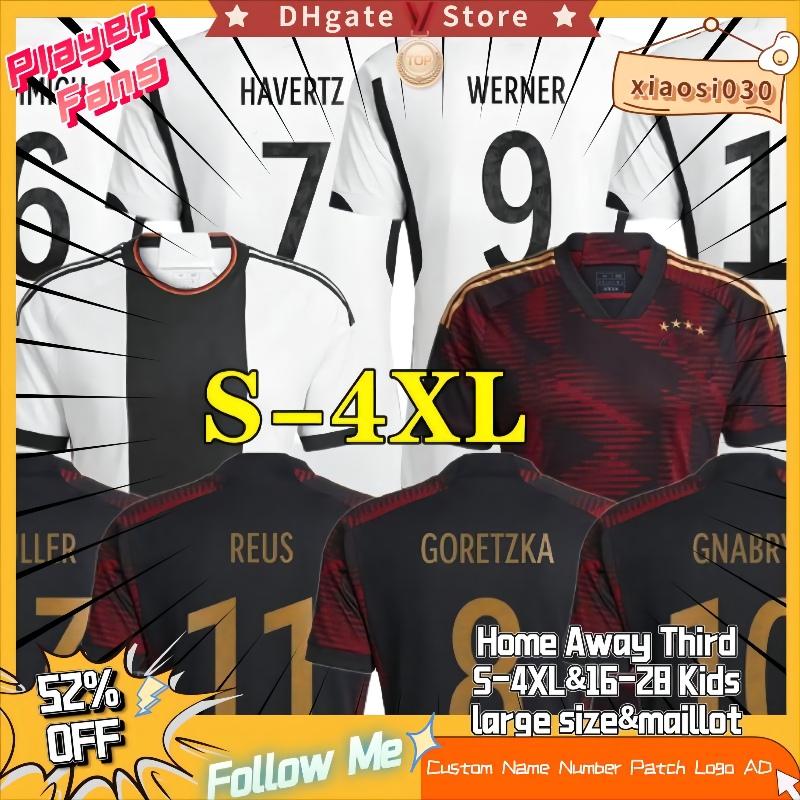 

22 23 soccer jersey Germanys football shirt Goretzka DRAXLER REUS 2022 world Cup HUMMELS MULLER GNABRY WERNER dhgate top 4XL maillot Jesery men kids Kit Battle Toys, 22 23 home kids