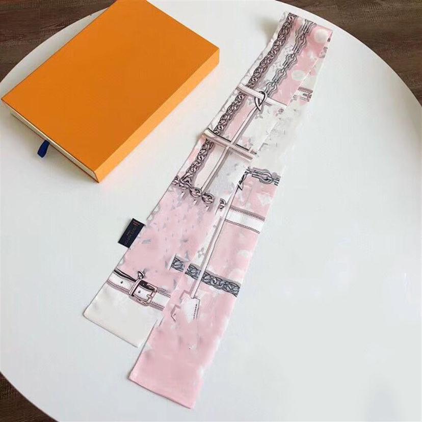 

new shop introduces high quality silk ribbon fashionable headscarf multi-purpose scarf fashionable bag small scarves 120 8cm318R