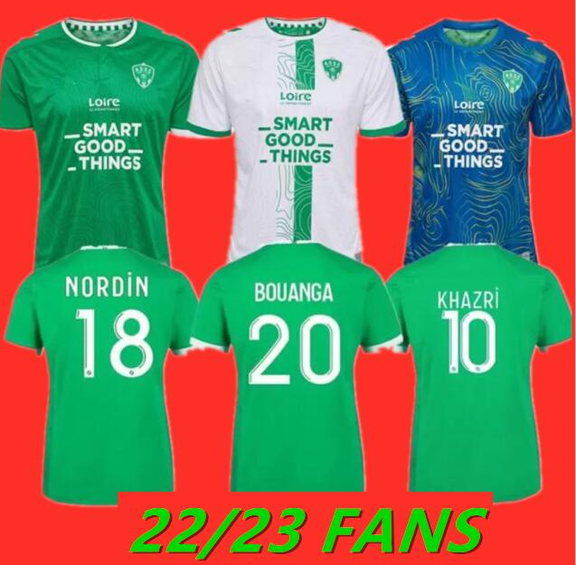 

2022 2023 MAILLOT DE FOOT AS Saints-etienne soccer Jersey MAN KIDS KIT Youssouf 22 23 ST Etienne KHAZRI BOUDEBOUZ Camara asse FOOTBALL SHIRT 609