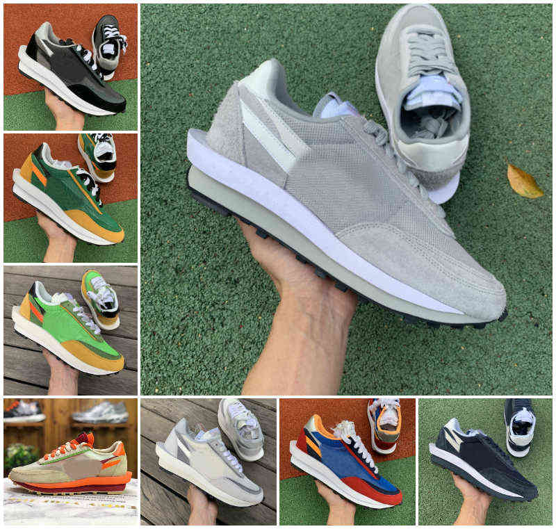 

Slippers Running Shoes Men Trainers Cool Grey Blue Void Orange Blaze Sesame Black Team Royal Gum Sail Summit White Nylon Sacais X Fragment Mens Womens Vaporwaffle Ldv, Bubble package bag