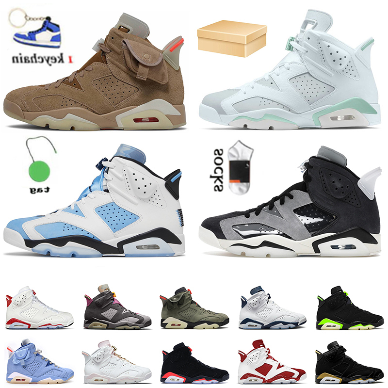 

Shoes Casual Basketball Trainer Womens Sneakers With Box British Khaki Red Oreo Carmine Electric Green Jumpman 6 Unc Men 'S Large Size 36-47, D42 slam dunks 40-47