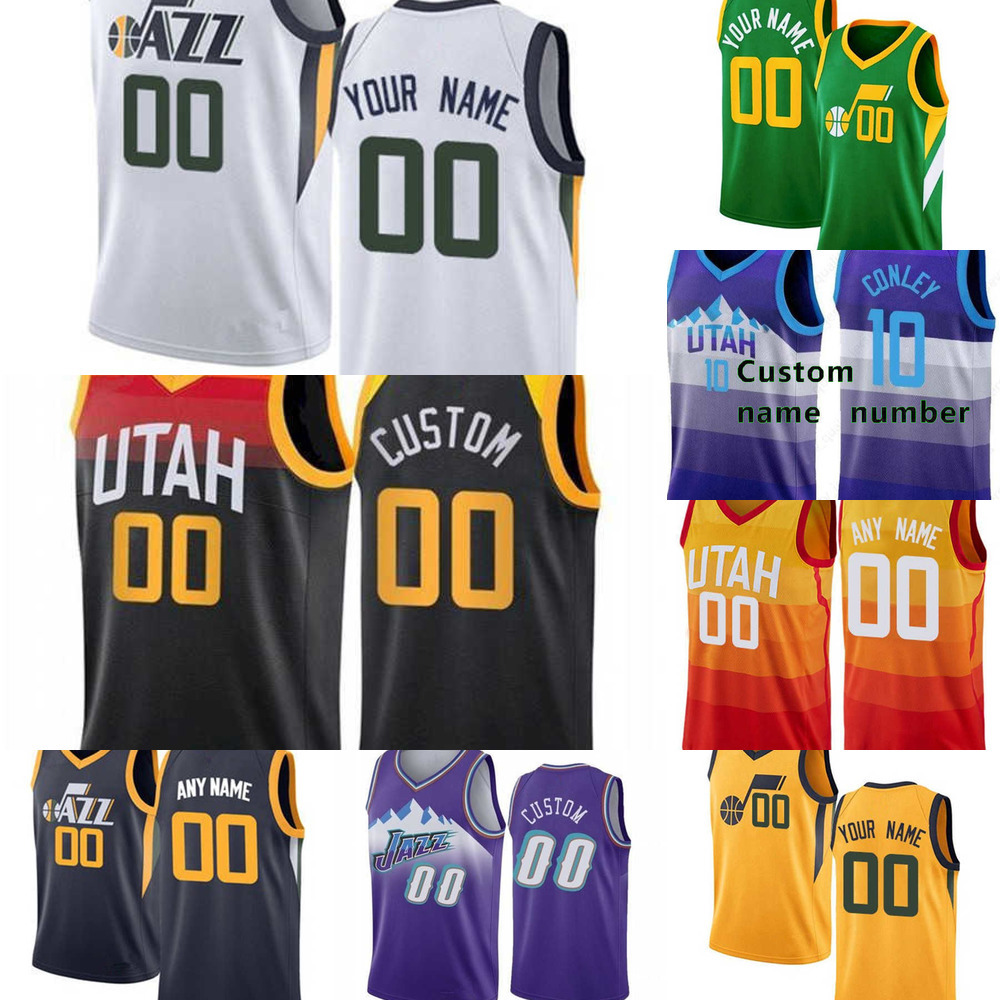

Basketball Jerseys 75th Custom Mens Women Youth Utah''Jazz''24 Malik Fitts 13 Jared Butler Eric 0 Paschall Hassan 21 Whiteside, Color