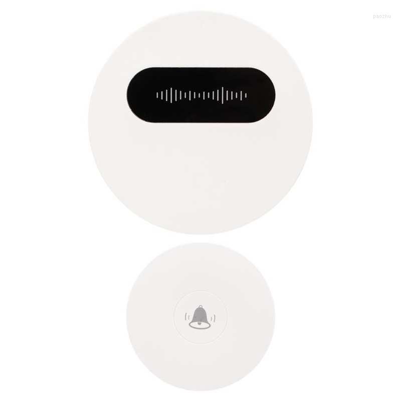 

Doorbells Wireless Doorbell Set AC 110-240V 58 Melodies Self Generating For Home