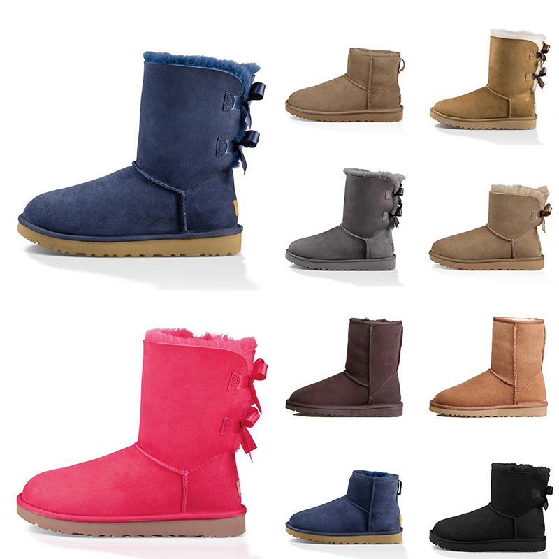 

Wholesale Fashion Designer Women Boots Shoes Snow Winter Ankle Boot Navy Blue Pink Chestnut Grey Black Platform Sneakers woman australias Booties size 36-41, A24