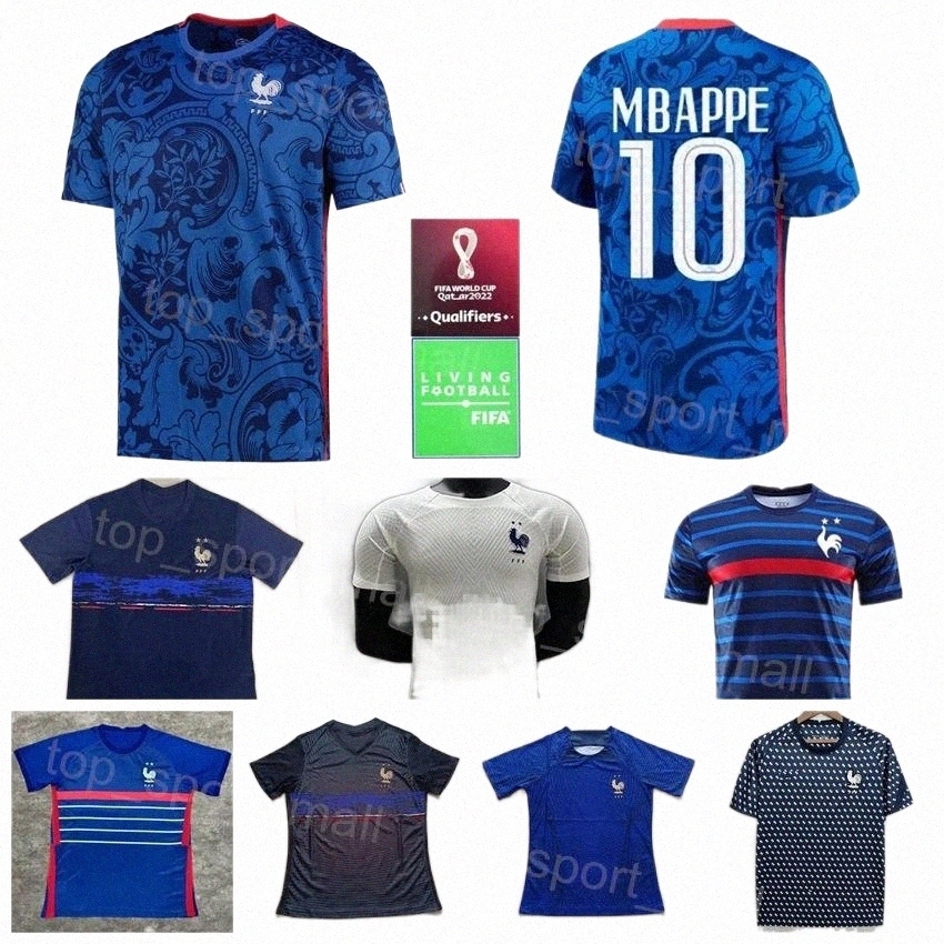 

Soccer Jerseys Soccer Jerseys national Team French Soccer Jerseys 2022 Qatar World Cup 7 Antoine Griezmann 9 Olivier Giroud 10 Kylian Mbappe 4 Raphael Varane 19 n555#, With patch