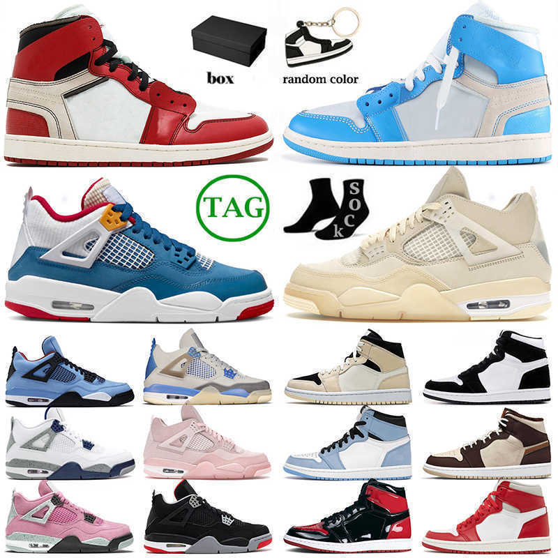 

Boots Sandals Original Box Basketball Shoes Jumpman 1s 4s Men Women High Messy Room Offs White Military Black Cat Cactus Jack University Blue Mid, # 36-47 patent royal blue