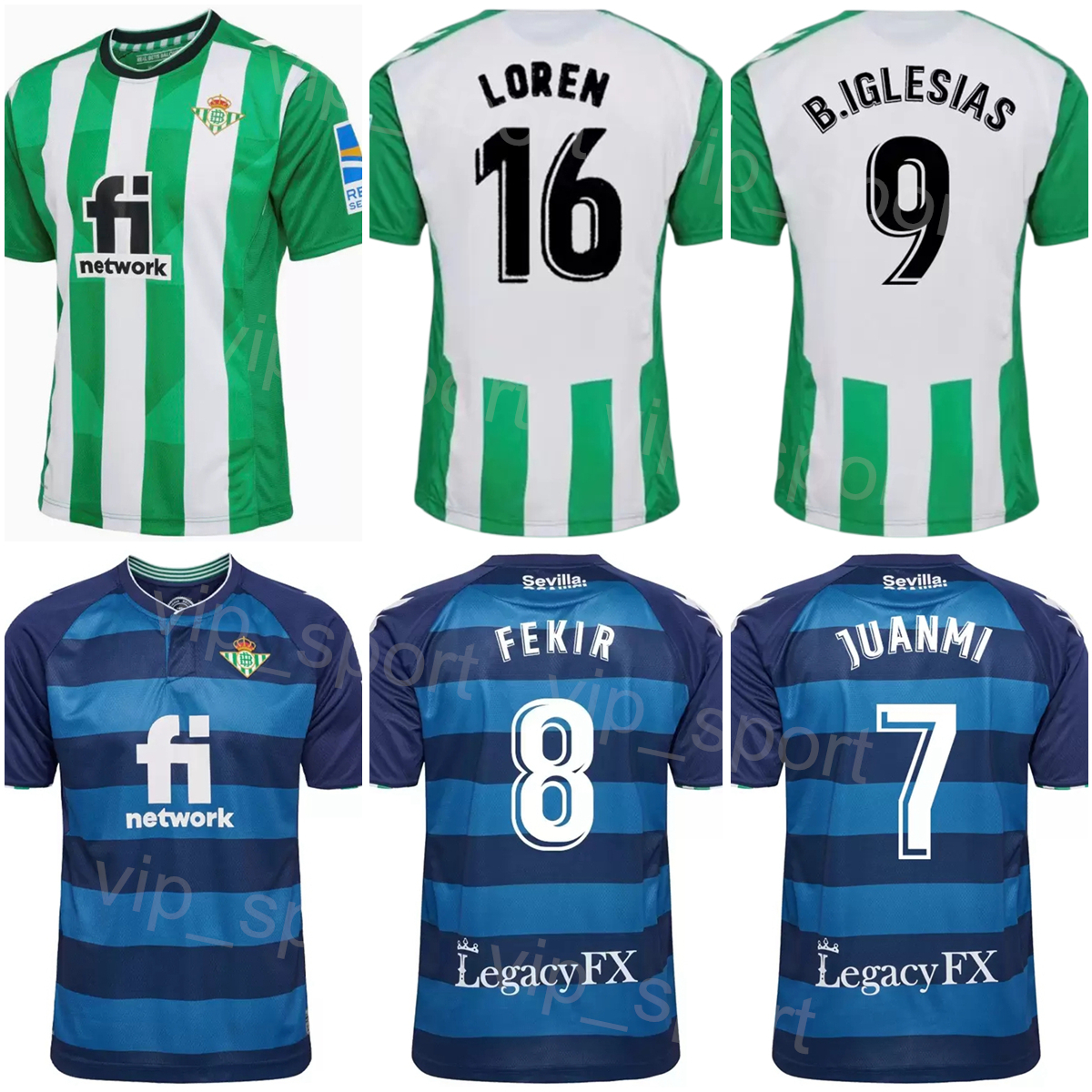 

22-23 Club Soccer Real Betis Jerseys IGLESIAS PEZZELLA SILVA JUANMI GONZALEZ MORENO CARVALHO RODRIGUEZ RUIBAL FEKIR SANCHEZ GONZALEZ Football Shirt Kits Sport FC, Green