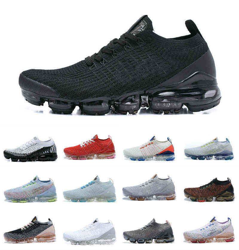 

Slippers Running Shoes Women Trainers Sneakers Triple Black Aurora White Oreo Dark Smoke Green Pink Rose Vapores Astronomy Blue Deep Royal Volt Mens Fly Knit 3.0 2.0, Bubble package bag