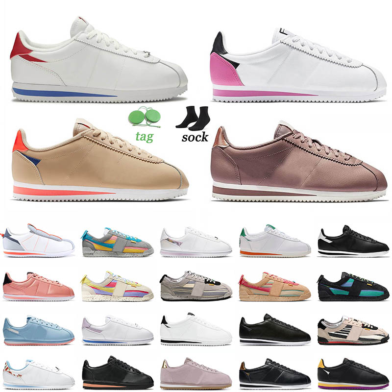 

Luxury Casual Shoes Union LA X Cortez Sesame Classic White Black Premium Black Rose Gold Forrest Gump Basic LTR VF Womens Sneakers Mens Trainers Size 36-45, C8 leather black white 36-44