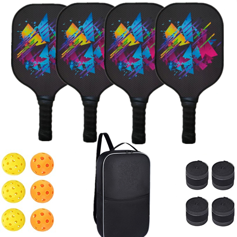 

pickleball racket racquet usapa approved graphite carbon fiber pickleball paddle with portable packbag bag set