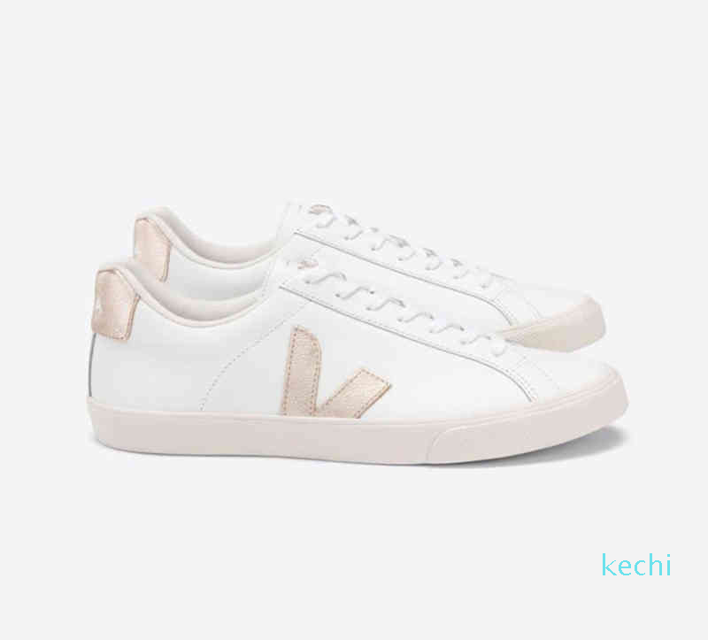 

Autumn new Veja canvas small white shoes for men and women lovers fabric breathable sports shoes casual board shoes, Pale gold