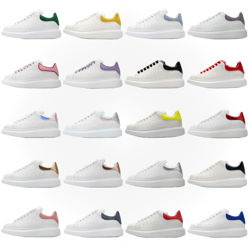 

Mc Sneaker White Sized Platform Casual Shoes Dress Designer Woman Man High Top Espadrilles Flats Sneakers M3 Men Women Black Leather Velvet Suede Lace Up Shoe Queen
