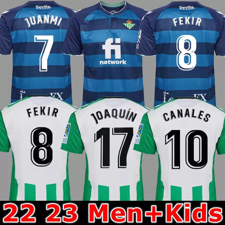 

21 22 23 real Betis soccer Jerseys JOAQUIN B.Iglesias camiseta de futbol Juanmi CANALES Fekir 2021 2022 2023 special football shirts copa DEL rey FINAL MEN KIDS KIT home