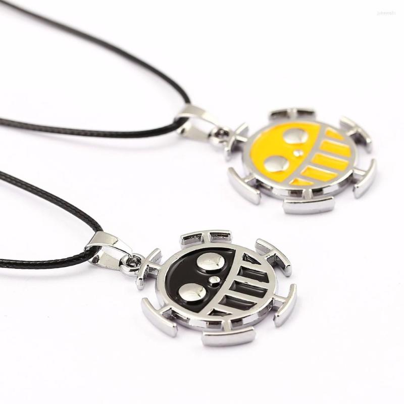 

Pendant Necklaces 10PCS/LOT One Piece Necklace Surgeons Trafalgar Law Men's Fashion Accessories Anime Drop HC1