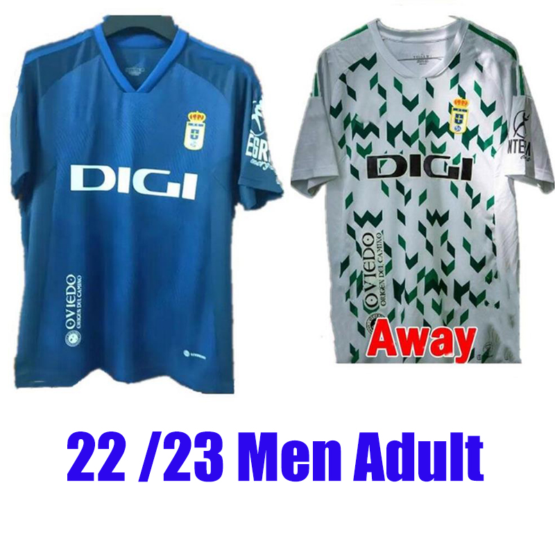 

Real Oviedo 2022 2023 Soccer Jersey Home Away Third 22 23 BARCENAS JOHANNESSON IBRA R.FOLCH Y.MOSSA football shirts Mens Adult Kids Tops Kids