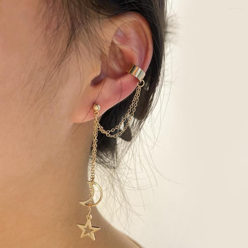 

Backs Earrings Fashion 2022 Trend Butterfly Tassel Drop Grunge Ear Clip For Women Retro Stud Party Jewelry Gifts