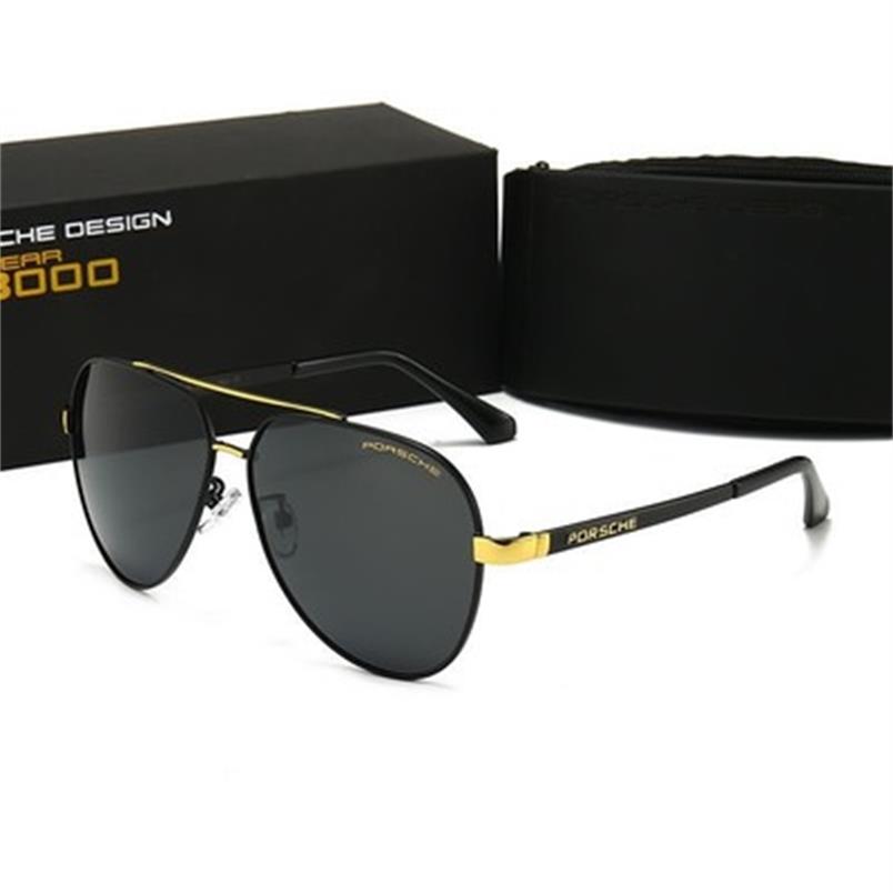 

Porsche glasses new men's side Sunglasses with blue film inside outdoor 6201221A